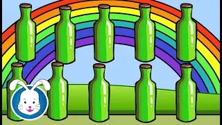 Ten Green Bottles Counting Song | Kids Songs & Little Baby Nursery Rhymes