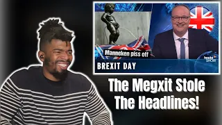 AMERICAN REACTS TO German political comedy | Brexit: The British have finally left the EU!
