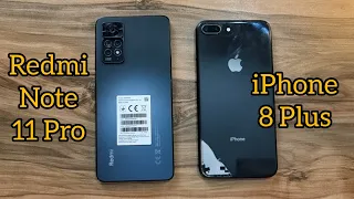 Xiaomi Redmi Note 11 Pro vs iPhone 8 Plus