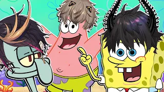 Everyone was impressed by Ren's Spongebob impression