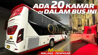 INI BUS ATAU HOTEL BERJALAN, MEWAH BANGET‼️Trip Malang - Denpasar with MTrans The Queen Sleeper