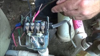 replacing a well pump pressure switch (burnt contact points)