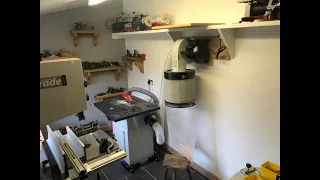 Tiny workshop/shed (7) UpdateAxminster chip extractor installed and tablesaw built mess to clean up🥺