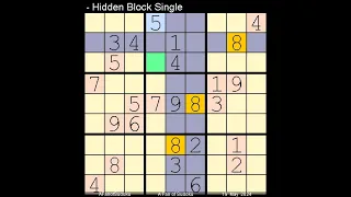How to Solve Washington Times Sudoku Difficult  19 May, 2024