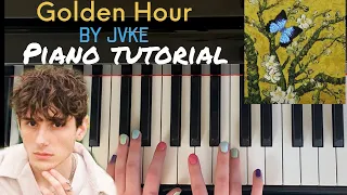 Golden Hour by JVKE - Easy Piano Tutorial