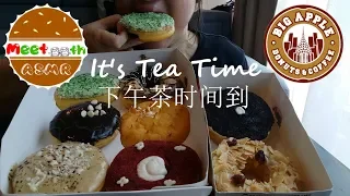 Big Apple Donuts Mukbang/Eating Show | Messy Eating (No Talking)