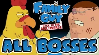 Family Guy: Back to the Multiverse All Bosses | Boss Fights  (PS3, X360, PC)