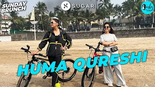 Sunday Brunch & Cycling with @SUGARCosmetics ft. Huma Qureshi Ep : 85 | Curly Tales