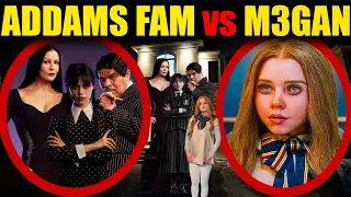 if you see M3GAN vs THE ADDAMS FAMILY in real life, RUN! (Wednesday fights)