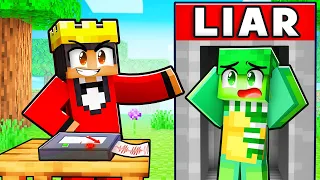 Using LIE DETECTOR To Prank My Friends In Minecraft!