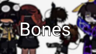 BONES meme || ft. Afton family household || Fnaf || Kinda Lazy ||