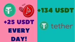 +25 USDT Каждый день! Зарабатывайте 1991$ в месяц на Криптовалюте USDT ТОП заработок в сети в 2024