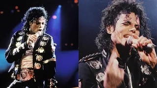 Michael Jackson - Wanna Be Startin' Somethin' Live At Wembley (July 15.16,1988) (Comparison)