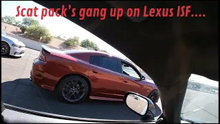 SCAT PACK’S GANG UP ON LEXUS ISF