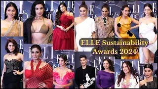 ELLE Sustainability Awards 2024 || Malaika, Raveena T, Samantha, Alaya F, Richa C, Genelia D