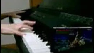 played with piano  "Beginning&Clockwork"  [Castlevania III]