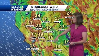 Cooler with an onshore breeze Wednesday