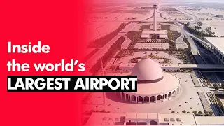 Inside the world's Largest Airport: King Fahd International Airport in Saudi Arabia.