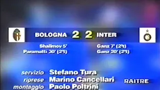 Bologna-Inter 2:2, 1996/97 - Domenica Sportiva (doppietta di Maurizio Ganz)