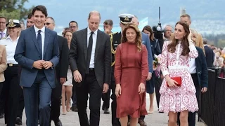 Royals visit Vancouver with Justin and Sophie Gregoire Trudeau