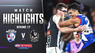 Western Bulldogs v Collingwood Highlights | Round 17, 2023 | AFL