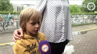 Kind vertelt over brand in Vrije School de Berkel Zutphen - Omroep Gelderland