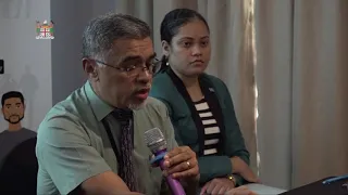 Fijian Acting Permanent Secretary for Health delivers remarks at the Budget consultation in Lautoka.