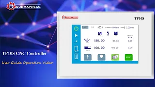 TP10S operation manual for hydraulic press brake machine, how to use TP10S controller I Durmapress