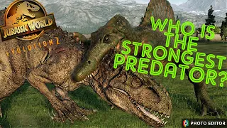 Which Carnivore is the Strongest? - Jurassic World Evolution 2