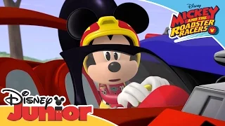 Mickey and the Roadster Racers - Pete Steals Mickey's Tyre | Official Disney Junior Africa