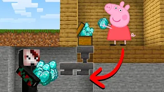 7 Formas de Robar Diamantes a Peppa Pig en Minecraft
