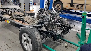 Toyota Prado Accident Car Restoration: Replacement of Non-Structural Chassis