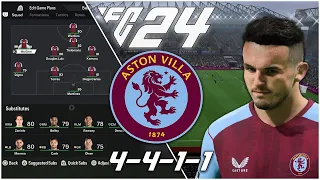 Aston Villa New Dominant 4-4-1-1Tactics | EA FC 24