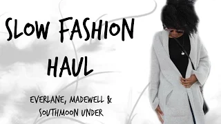 Slow Fashion Try-on Haul - Everlane, Madewell & More