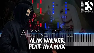 Alone Pt. II - Alan Walker & Ava Max (Piano Tutorial) | Eliab Sandoval