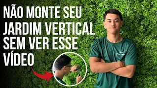 Queremos ajudar a montar o seu jardim Vertical | Passo a passo como instalar parede verde artificial