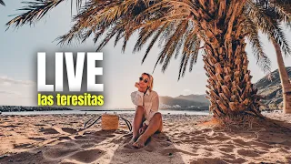 LIVE pe plaja Las Teresitas, TENERIFE!