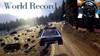 World Record #5 | Lancia Delta S4 Group.B MAX ATTACK Steering Wheel Gameplay | DiRT Rally 2.0