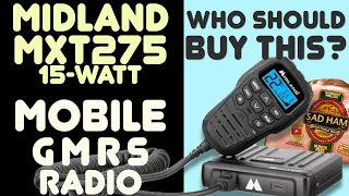 Midland MXT275 GMRS Mobile Review, Power Output Test, SWR, & Range Test - How Far Will It Transmit?