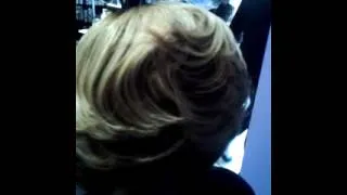 Layered edgey bob