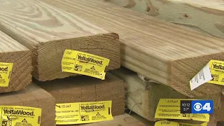 Rising price of lumber putting people in a pinch