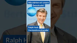 #DemokratieStärken: Ralph Heck über unser Jahresthema auf der Jahrespressekonferenz