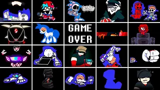 Top 20 Game Over Screens #14 - BEST Game Over Screens in Friday Night Funkin'