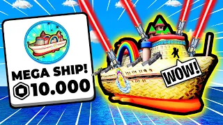 Unlocking THE MOST EXPENSIVE SHIP IN GAME? - Roblox Build and Sail