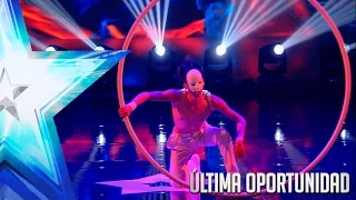 Pedro Benavides arriesga y vuelve a rodar con el aro | Última Oportunidad | Got Talent España 2017