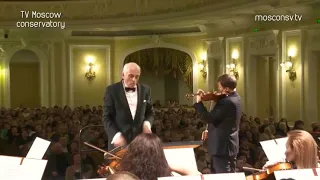Violin concert Tchaikovsky. fragment. soloist Nikita Borisoglebsky. clarinet solo  Artem Vanyan