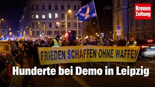 Demos in Leipzig und Zwickau gegen Energiepreise und Waffenlieferungen an die Ukraine