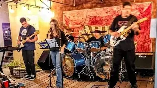 Rush 😆 cover Live !  Closer to the  Heart Rush cover band Exit stage left Neil Peart tribute R.I.P.