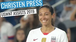 Christen Press USWNT Assists 2019