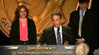 Jon Stewart - The Daily Show: Indecision 2004 - 2004 Peabody Award Acceptance Speech